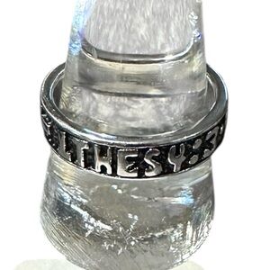 Silver Engraved Ring